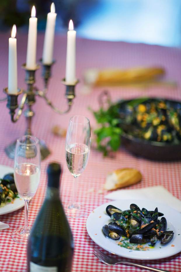 Moules Au Champagne