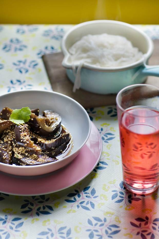 Koreanischer Auberginen-Salat