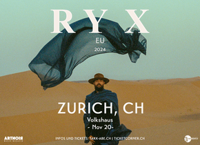 RY-X spielt am 20.11.2024 im Volkshaus Zürich