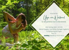 Yoga am Waldrand - für den perfekten Start ins Wochenende