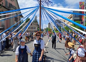 The Swiss folk tradition comes to the city