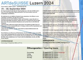 ARTdeSUISSE Luzern– Herbstausgabe  2024