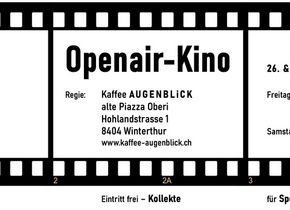 Openair-Kino auf der Piazza Oberi