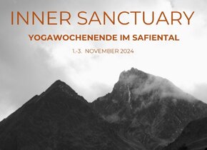 INNER SANCTUARY - Yogawochenende im Safiental