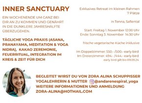 INNER SANCTUARY - Yogawochenende im Safiental