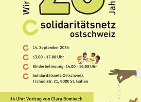 Wir feiern 20 Jahre Solidaritätsnetz