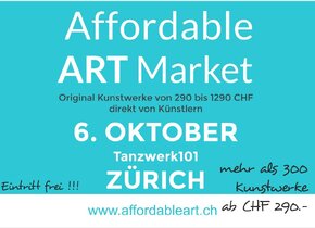 NEU: The biggest ART SALE in town - Affordable ART Market...