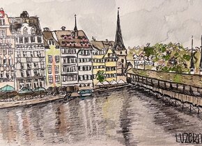 Kurs Urban Sketching in Luzern