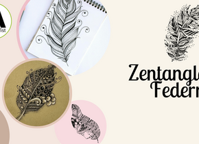 Kurs Zentangle Federn