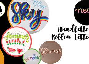 Hanletteringkurs Ribbon Lettering