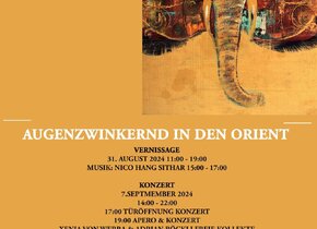 Ausstellung Melina Hofstetter  "Augenzwinkernd in...