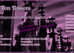 TEN TOWERS *Dark-Party* & Post-Punk concert with...