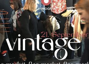 „vintage flea market“ im PROGR / Turnhalle. Am 21....