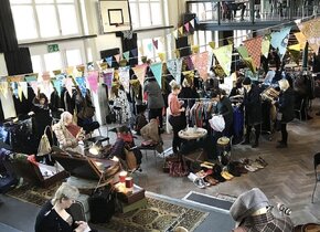 „vintage flea market“ im PROGR / Turnhalle. Am 21....