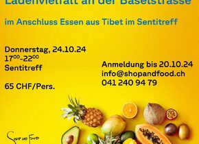 Shop&Food - Öffentliche Tour