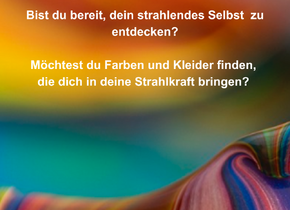 Workshop "Charisma & Colors" am 20. Oktober...