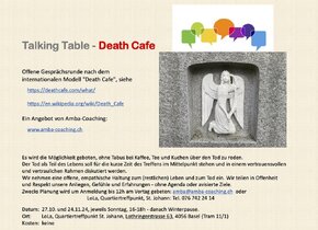 Death Cafe in Basel, 27.10.24 - ein Angebot von...