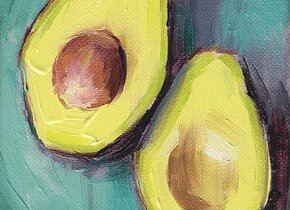 Event • Avocado • Oil Painting