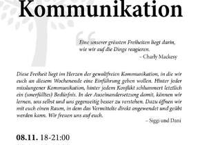 Einführung in die gewaltfreie Kommunikation