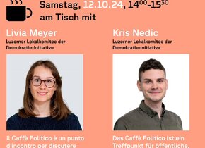 Caffè Politico zur Demokratie-Initiative