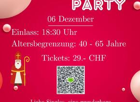 Nikolaus-Single-Party am 6.DEZ 2024