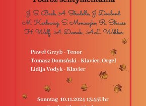 Konzert " Sentimentale Reise" 10.11.24...