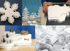 Kinderworkshop: Winterliche Formen aus Styropor