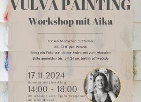 Vulva Painting Workshop mit Aika