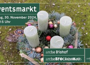 Adventsmarkt im Innenhof vom Arche Brockenhaus - Samstag,...