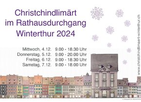 Christchindlimärt im Rathausdurchgang