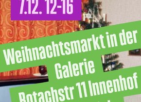 Weihnachtsmarkt in der Galerie