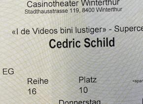 Cedric Schild Ticket 28.11.24 im Casino Theater