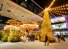 Weihnachtszauber im WIntergarten von Sihlcity