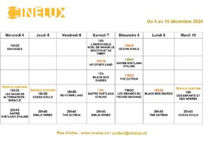 Une semaine haute en couleurs au Cinélux !