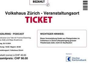 Zivadiliring Tickets-Tausch