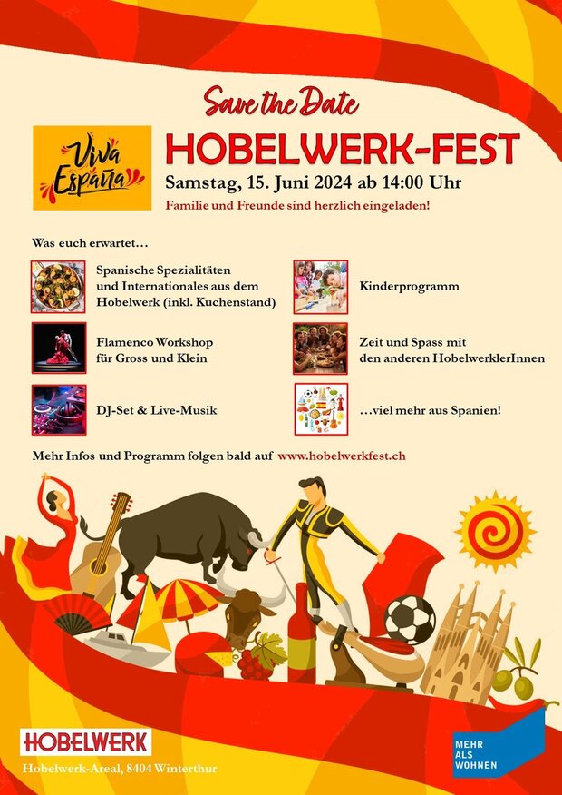Fest im Hobelwerk - Oberwinterthur
Save the Date Samsatg...