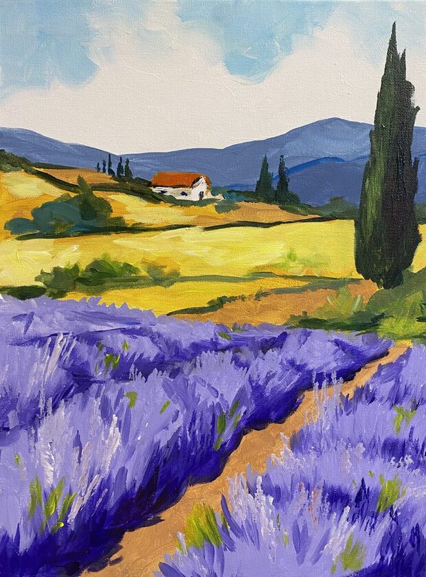Event • Acrylic • Fields of Provencal Hues