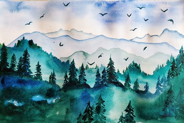 Event • Watercolour • Tales from Appenzell: The Säntis