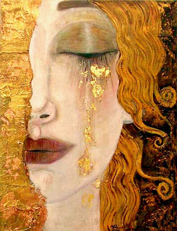Event • Acrylic & Gold Foil • Golden Tears (in...
