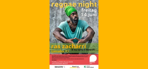 Reggae Night - Ras Zacharri aka B SoReal & My Name Is...