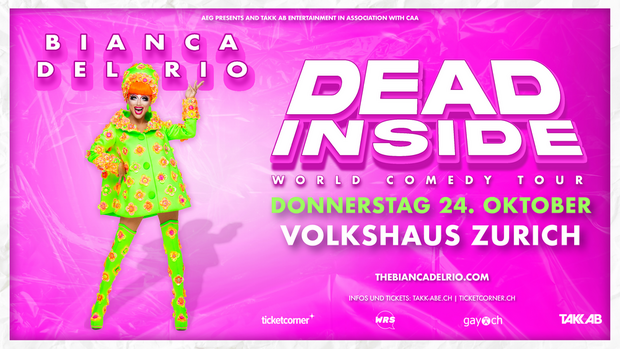 Bianca Del Rio spielt am 24.10.2024 in Vokshaus Zürich