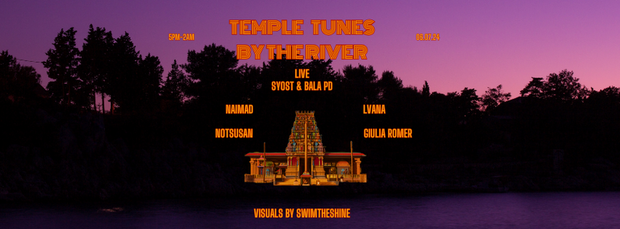 Temple Tunes by the river 6.July