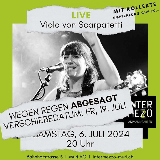LIVE Viola von Scarpatetti - Freitag 19. Juli, 2024 -...