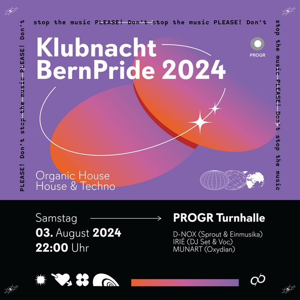 KLUBNACHT x BernPride 2024 w/ D-NOX – IRIÉ - MUNART