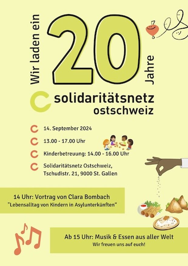 Wir feiern 20 Jahre Solidaritätsnetz