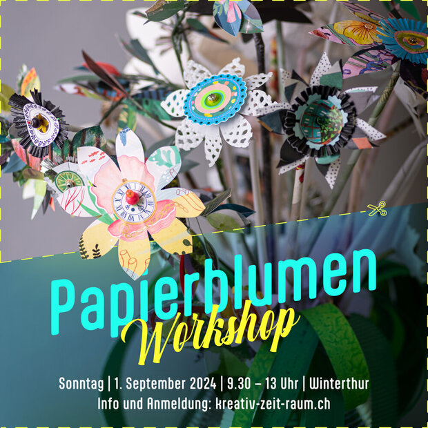 Papierblumen-Workshop