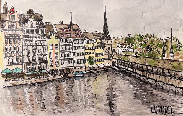 Kurs Urban Sketching in Luzern