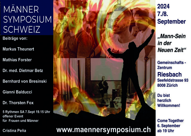 Männer Symposium Schweiz
Zürich 6.-8.September 2024