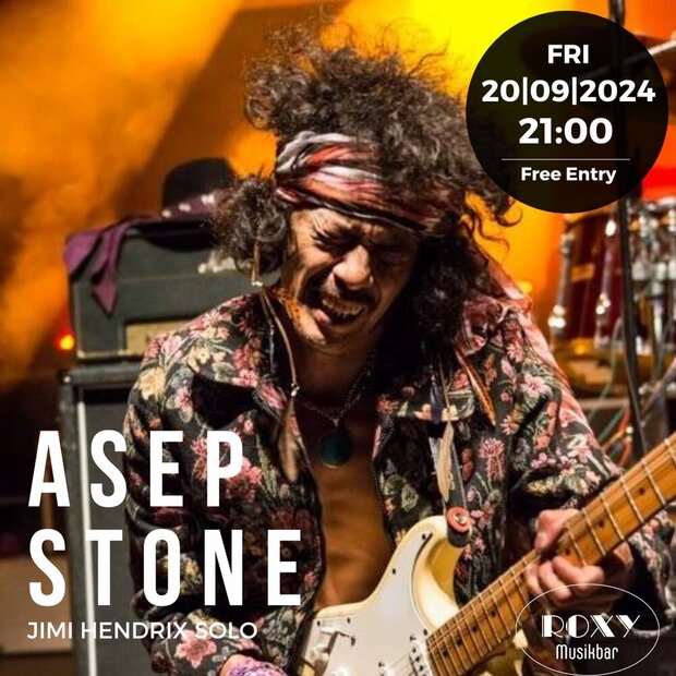 ASEP STONE 'solo' playing JIMI HENDRIX