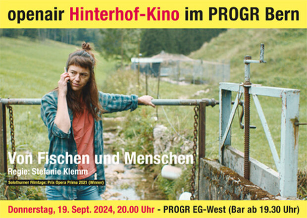 «Von Fischen und Menschen» im openair Hinterhof-Kino...